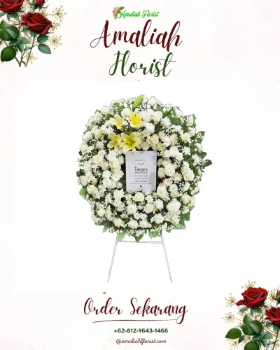 Krans Bunga Duka Cita di Sanghiangdengdek